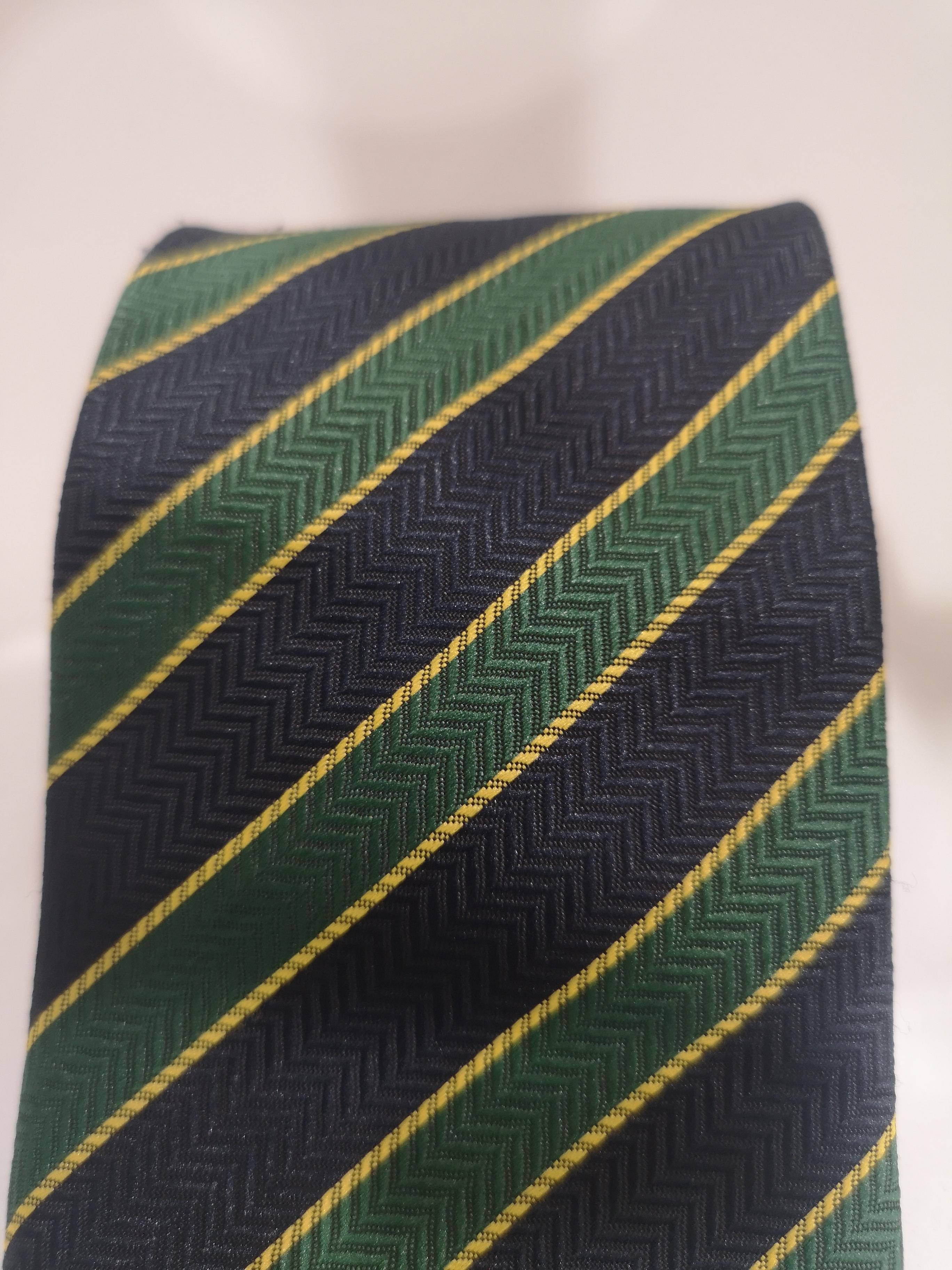 Black Vintage multicoloured silk tie