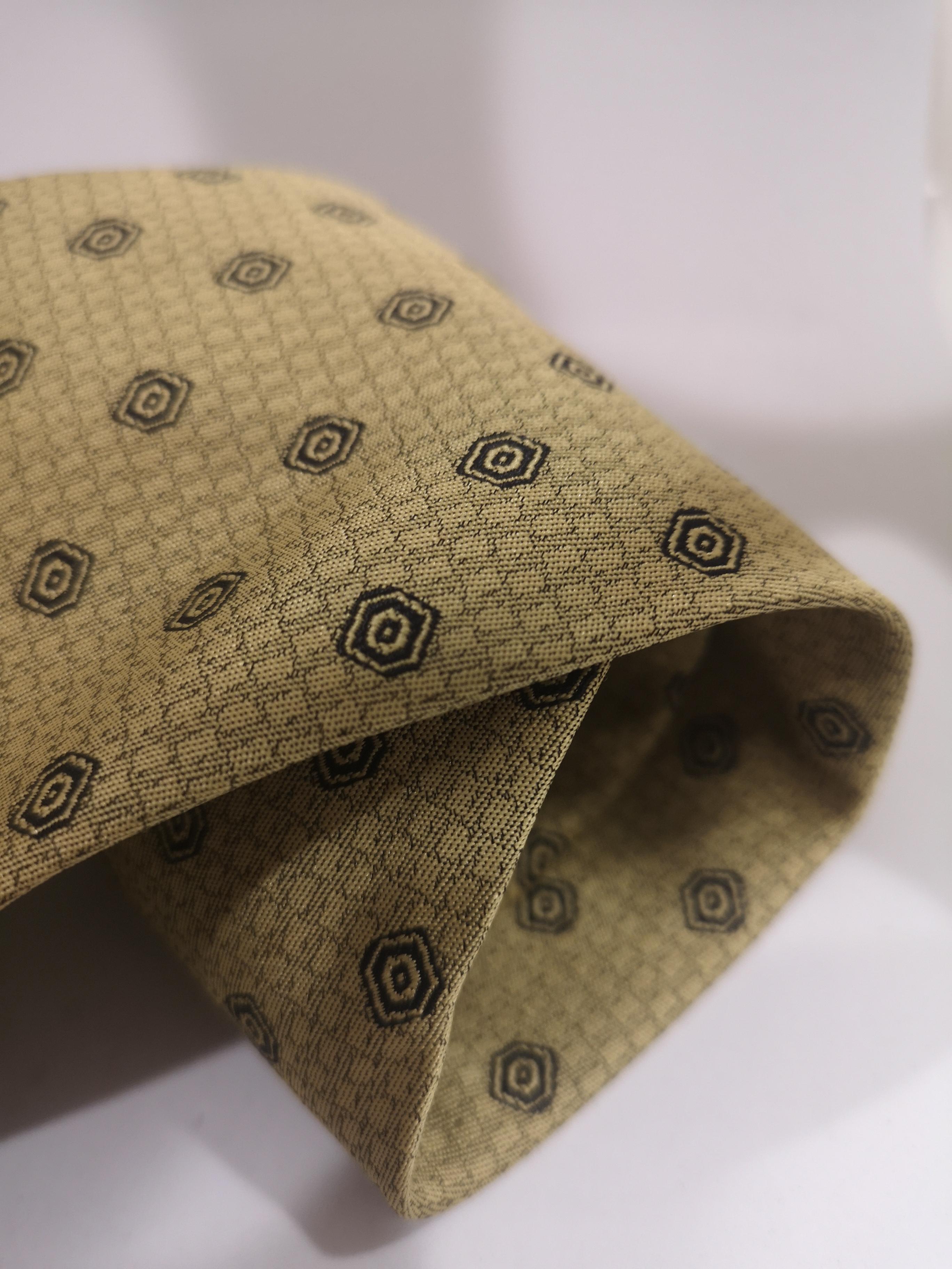 Brown Vintage multicoloured silk tie