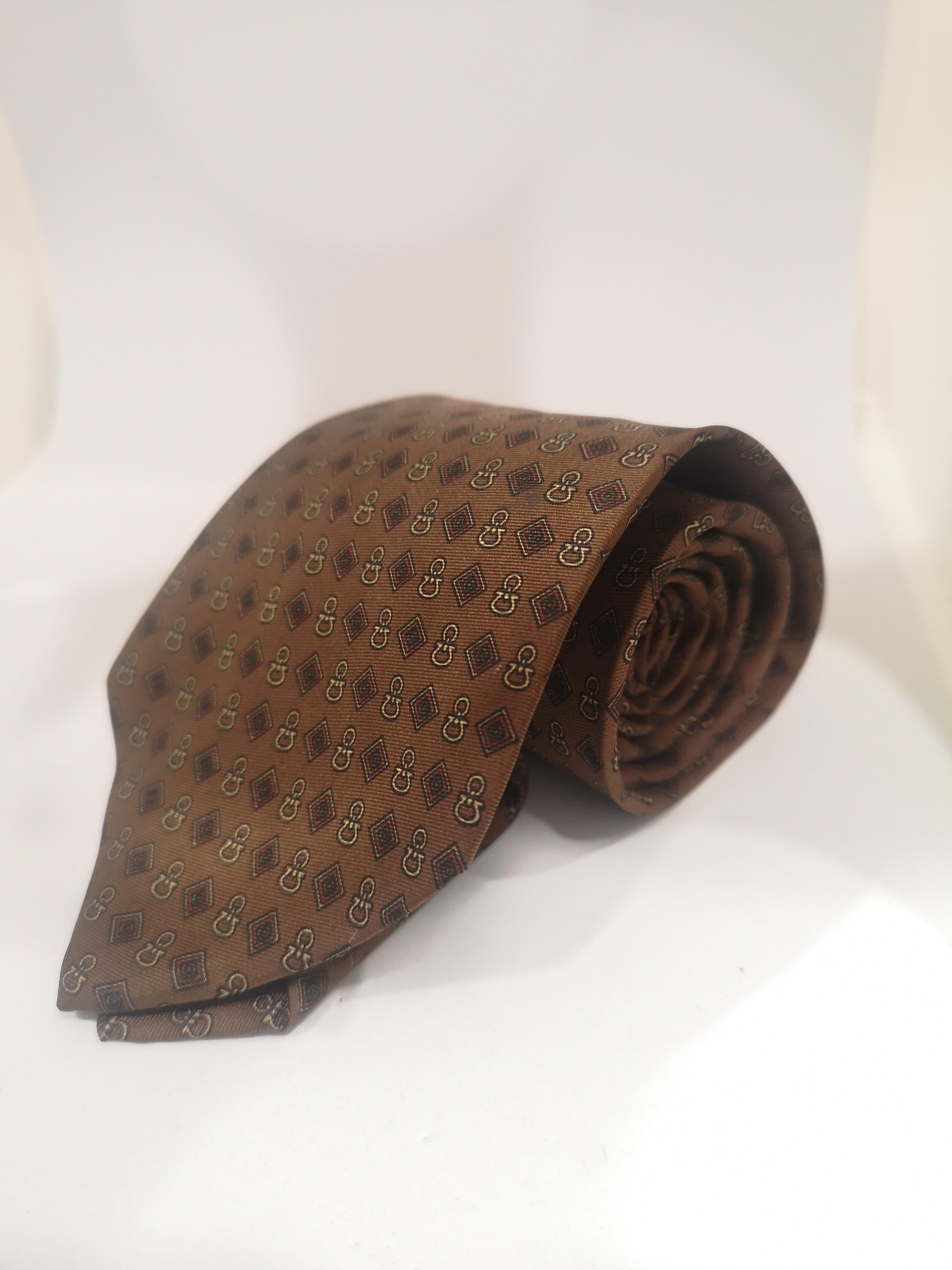 Vintage multicoloured silk tie In Good Condition In Capri, IT