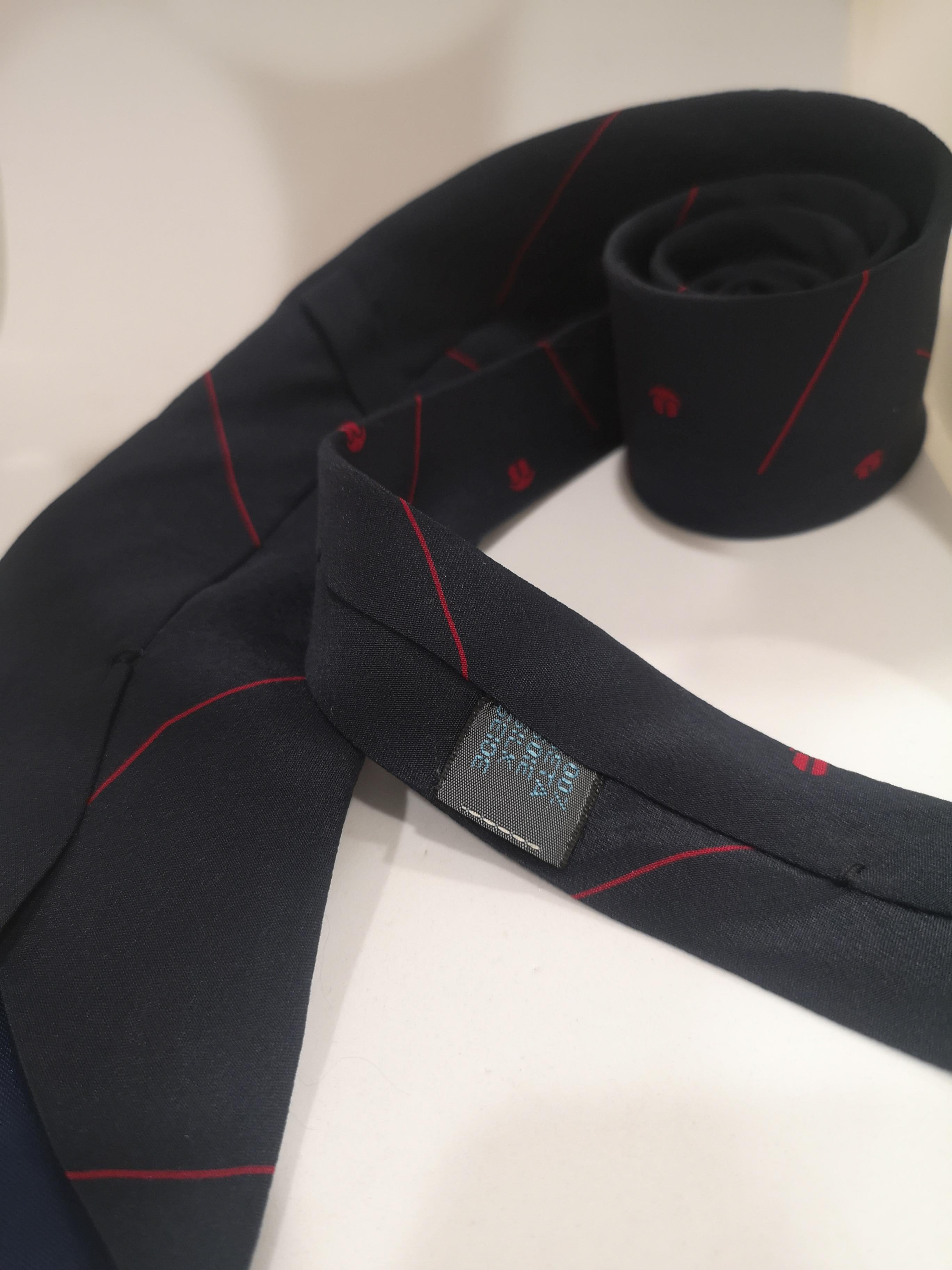 Women's or Men's Vintage multicoloured silk tie