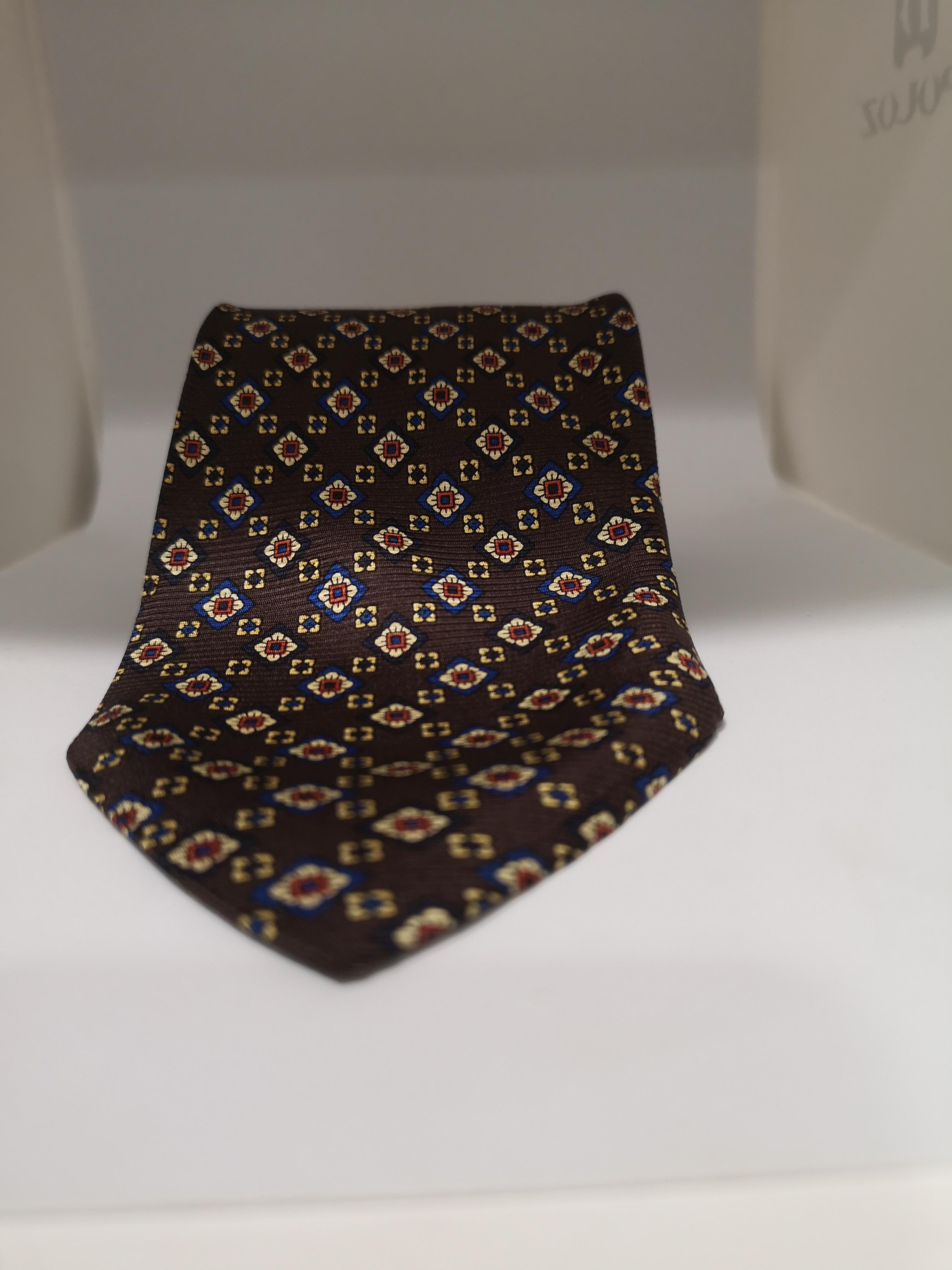 Black Vintage multicoloured tie