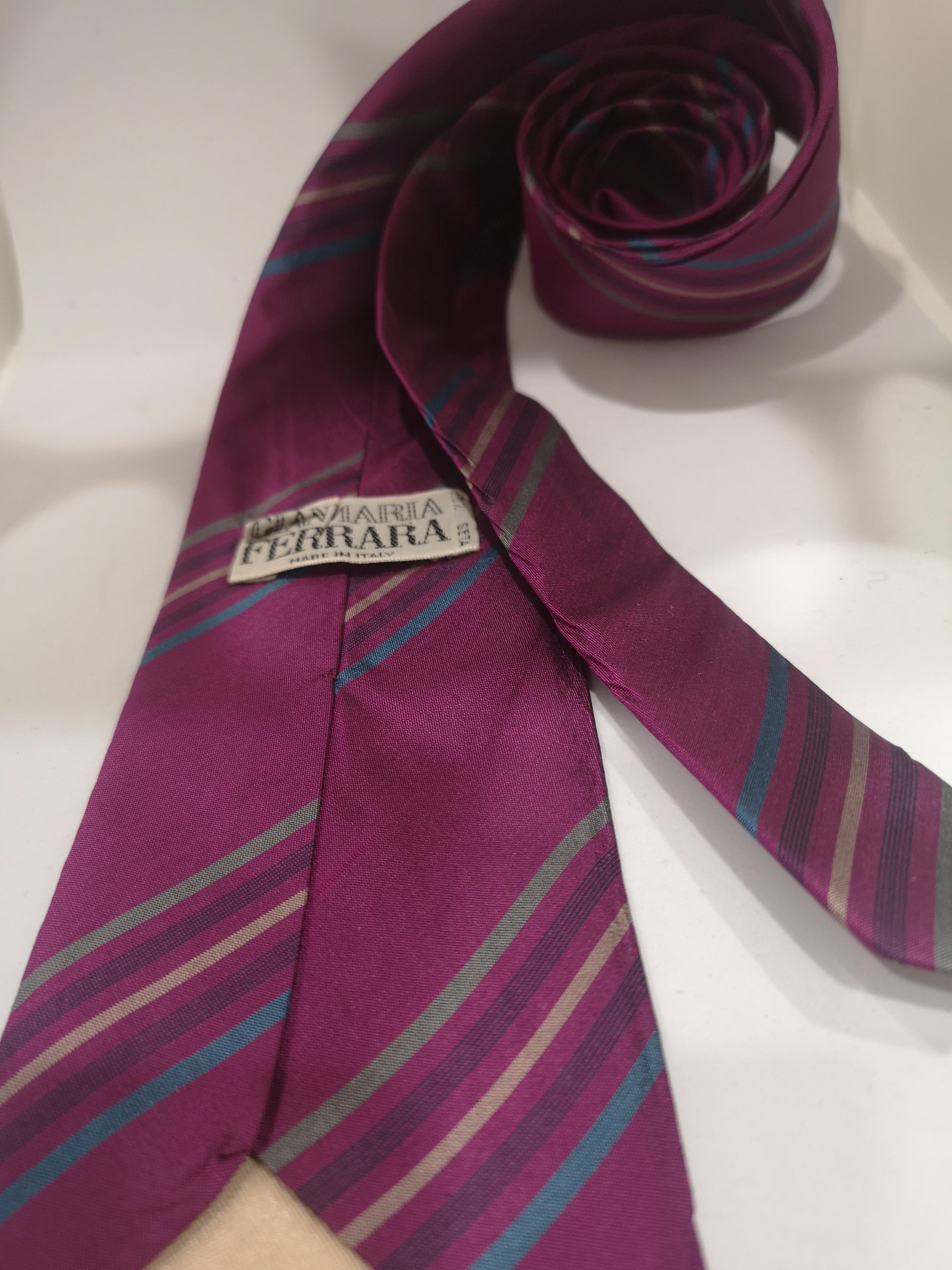 Purple Vintage multicoloured tie