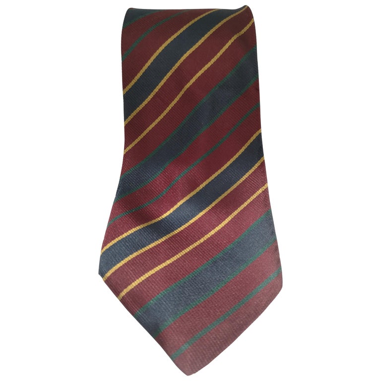 Vintage multicoloured tie For Sale at 1stDibs