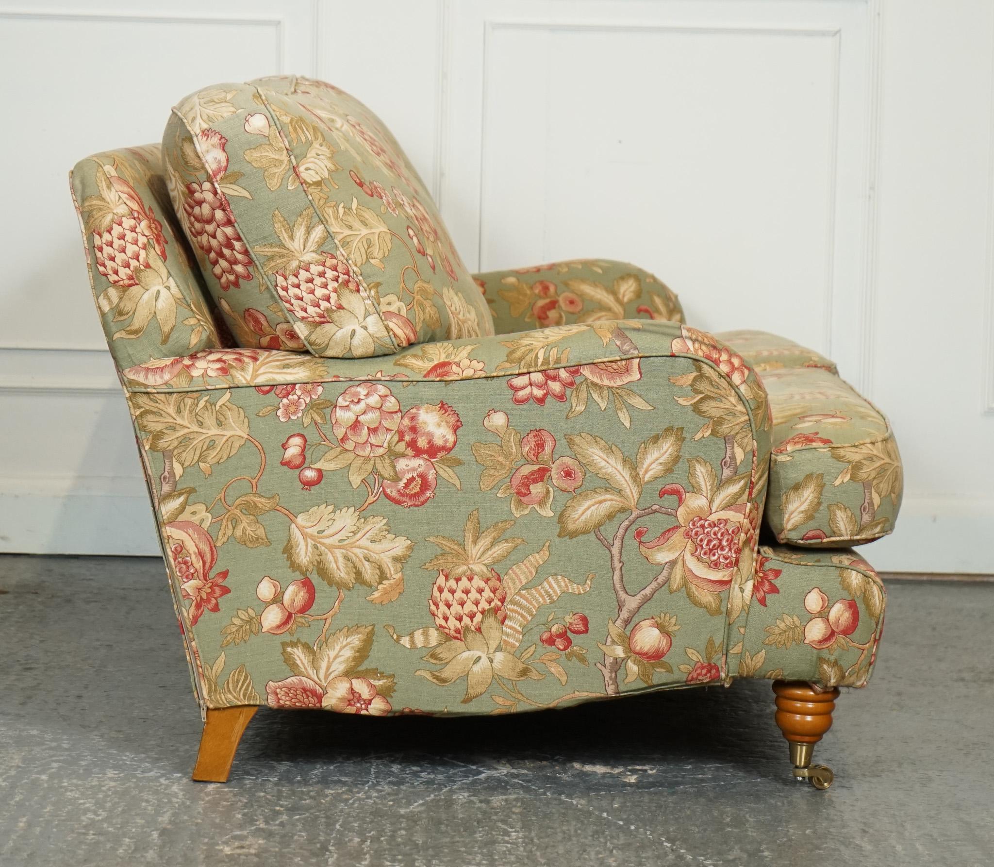 VINTAGE MULTIYORK COUNTRY HOUSE FABRiC FLORAL TWO TO THREE SEATER SOFA 6