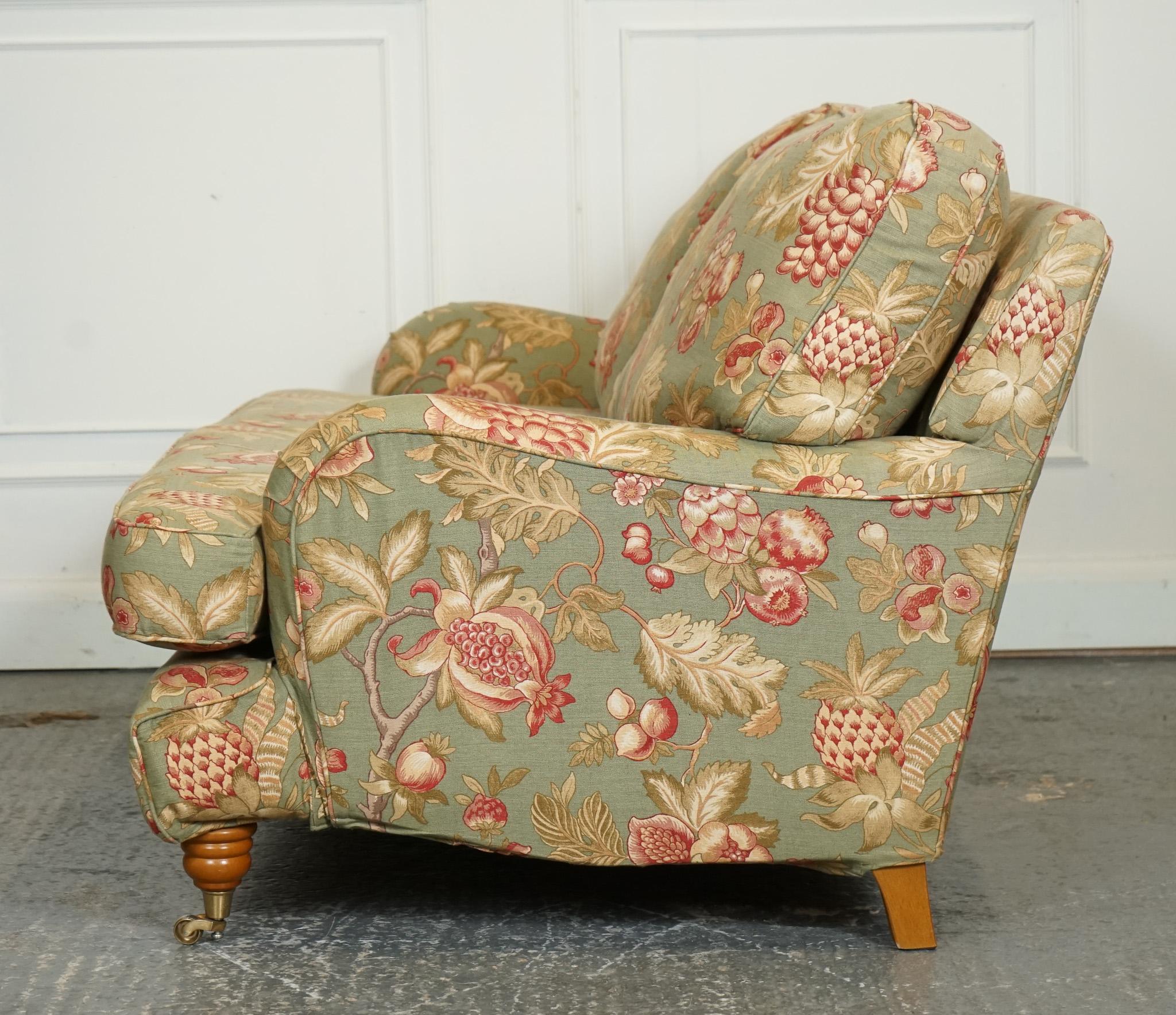 VINTAGE MULTIYORK COUNTRY HOUSE FABRiC FLORAL TWO TO THREE SEATER SOFA 8