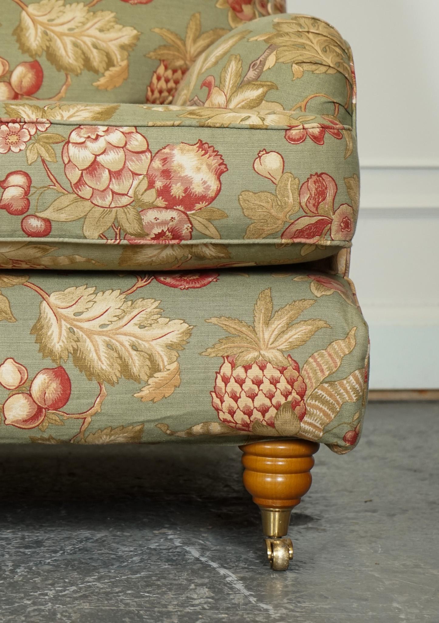 VINTAGE MULTIYORK COUNTRY HOUSE FABRiC FLORAL TWO TO THREE SEATER SOFA 2