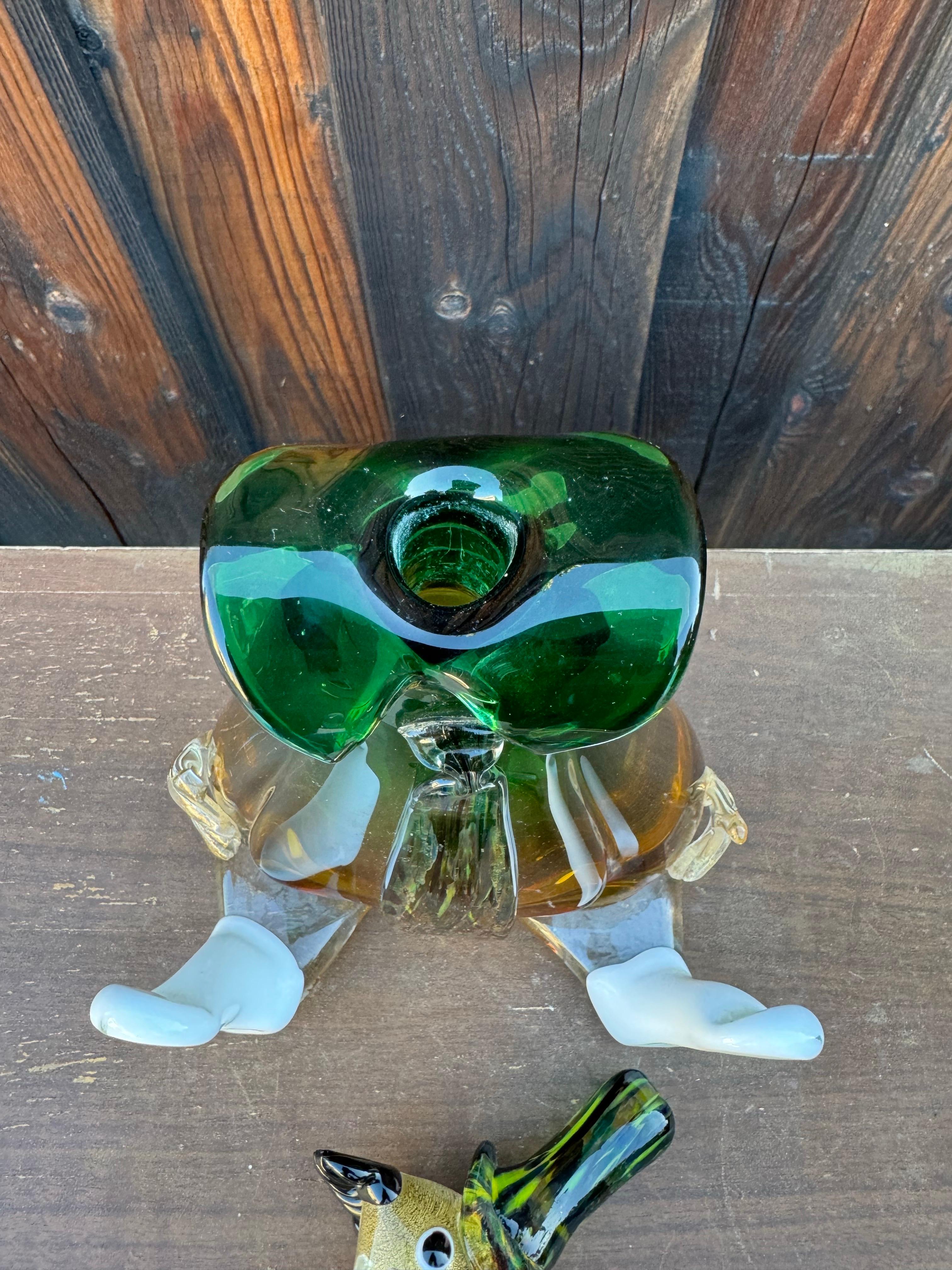 Vintage Murano Art Glass, Decantador Payaso 1