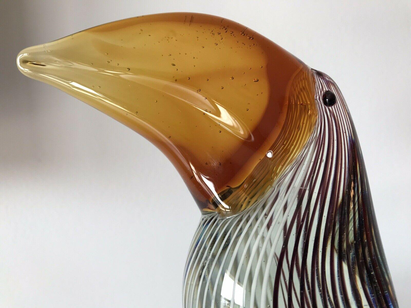 Mid-Century Modern Dino Martens Vintage Murano Art Glass Pelican Midcentury Figural Sculpture