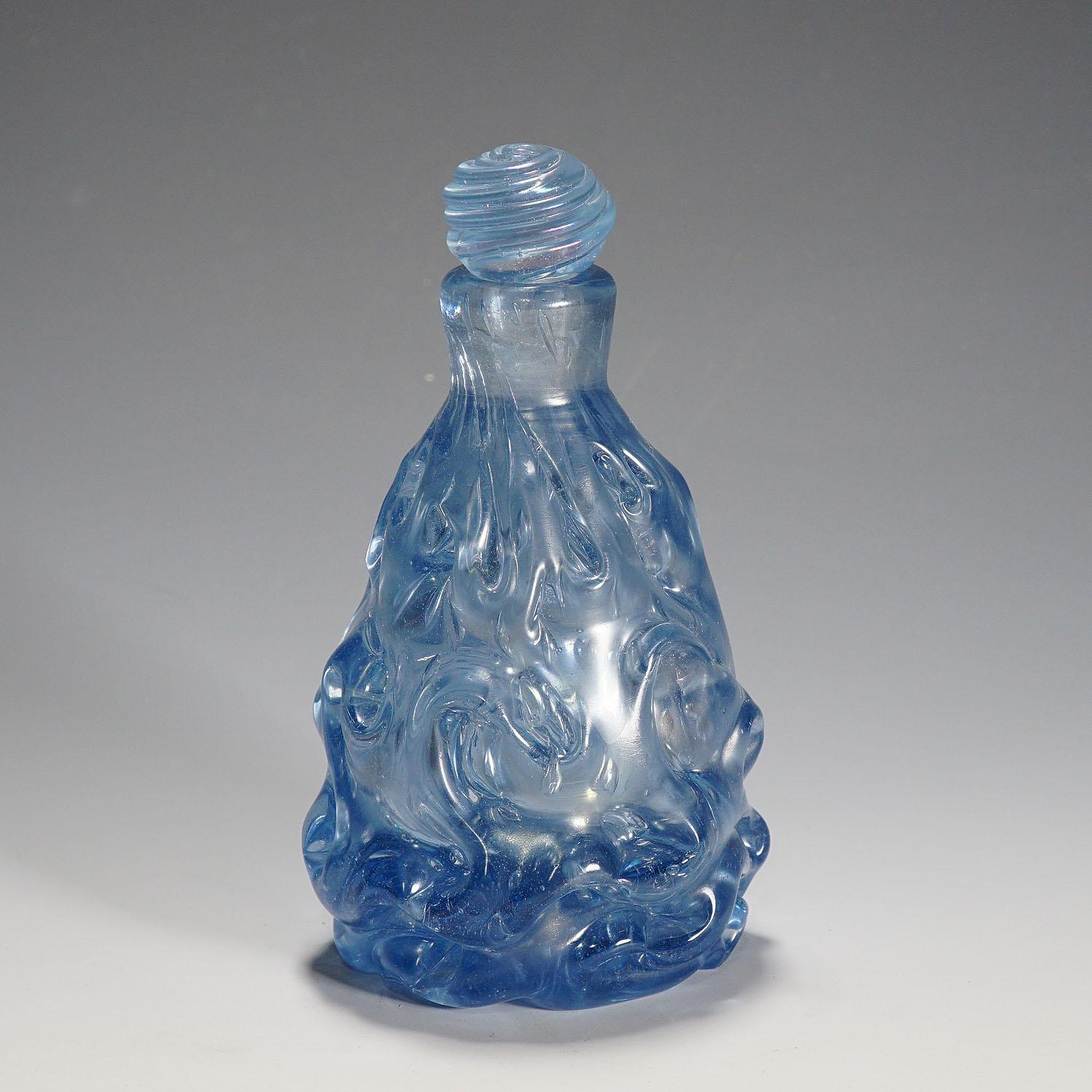 Mid-Century Modern Vintage Murano Art Glass Flacon by Barovier & Toso 'attr.' ca. 1950 For Sale