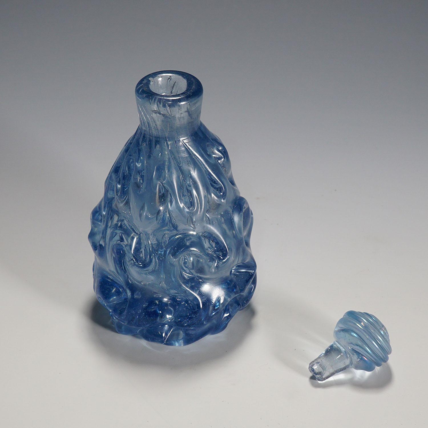 Vintage Murano Art Glass Flacon by Barovier & Toso 'attr.' ca. 1950 For Sale 1