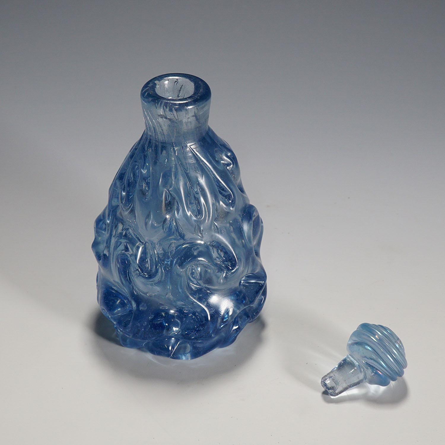 Verre d'art Flacon d'art de Murano par Barovier & Toso « attr. », vers 1950 en vente