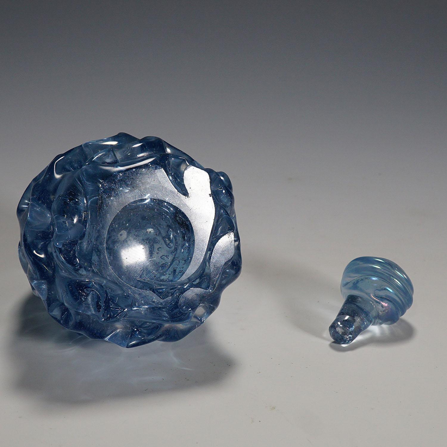 Flacon d'art de Murano par Barovier & Toso « attr. », vers 1950 en vente 1