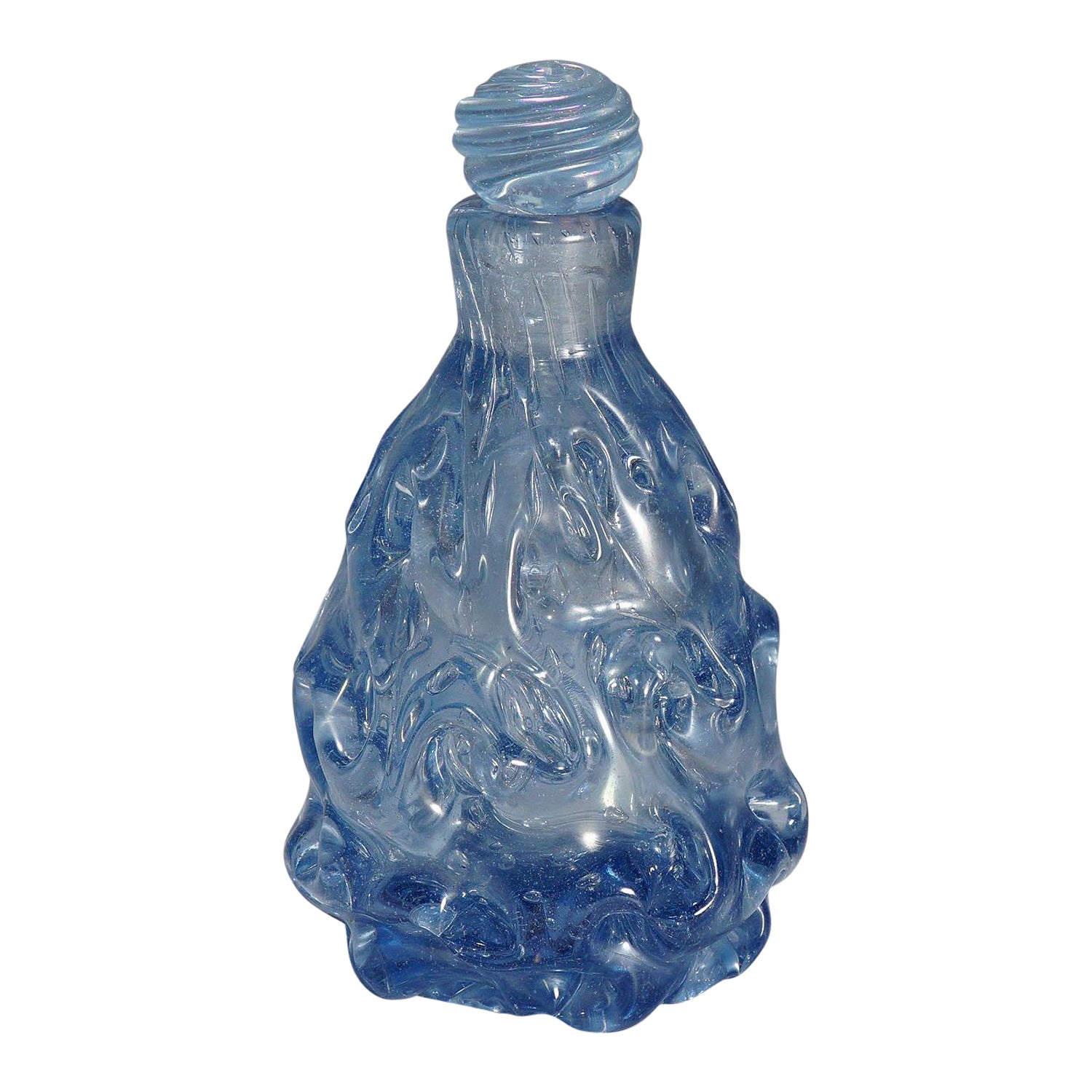 Flacone vintage in vetro artistico di Murano di Barovier & Toso 'attr.' 1950 ca.