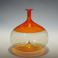 Vintage Murano Art Glass Vase 'Bolle ' by Tapio Wirkkala for Venini