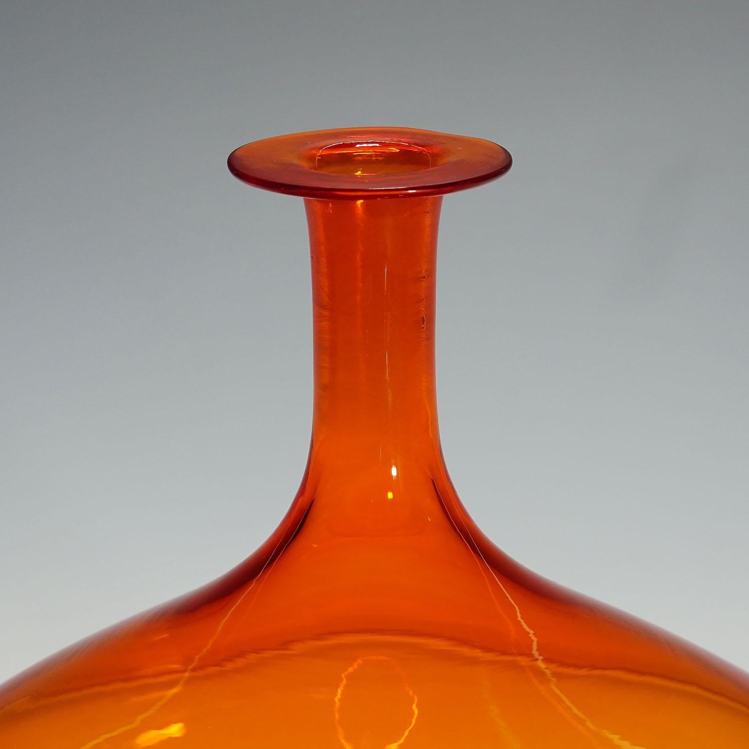 Fait main Vase en verre d'art de Murano « Bolle » de Tapio Wirkkala pour Venini en vente