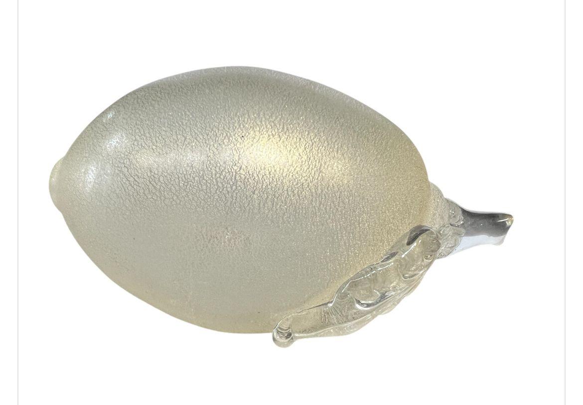 Vintage Murano Assorted Glass Fruit, Italy 1970 In Excellent Condition For Sale In Chicago, IL
