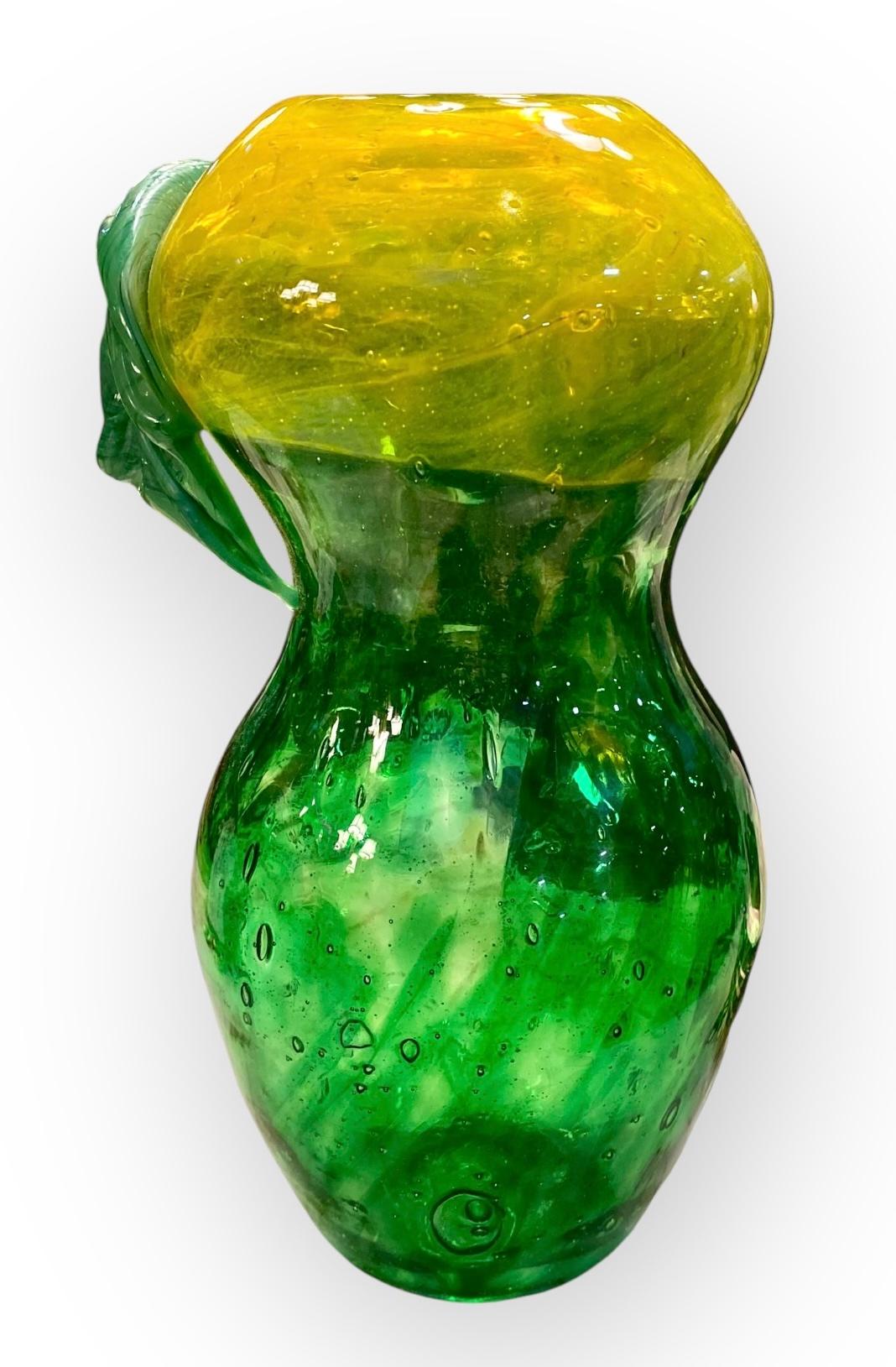 Vaso per limoni in vetro soffiato di Murano d'epoca in vendita 4