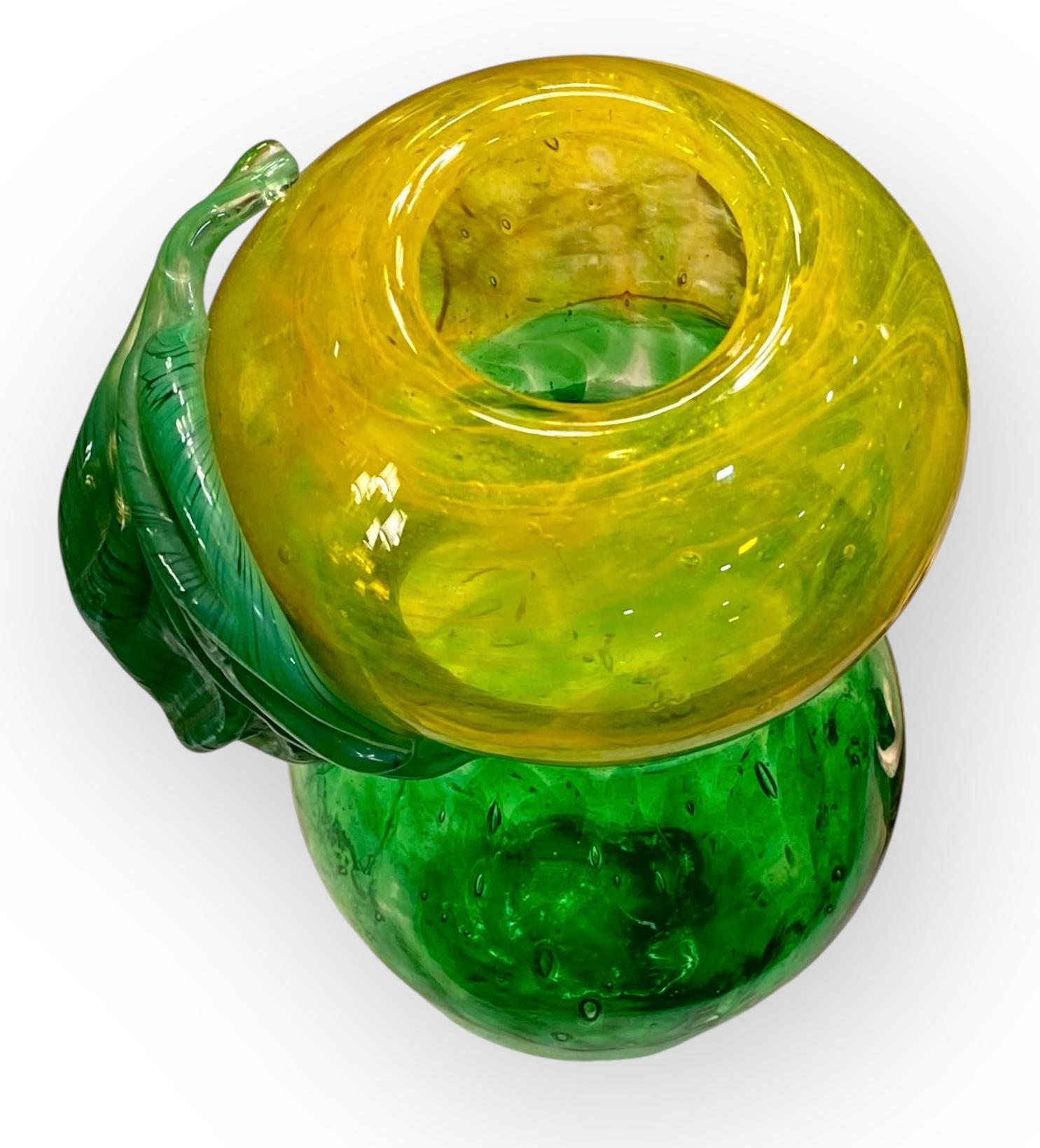 Vaso per limoni in vetro soffiato di Murano d'epoca in vendita 7