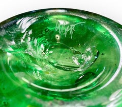 Vintage Murano Blown Glass Lemon Vase