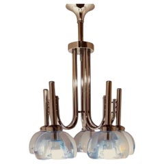 Lustre de Murano de l
ère spatiale, AV Mazzega, Italie, années 1960