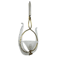 Vintage Murano-Kronleuchter von Barovier & Toso, Italien 1930er Jahre