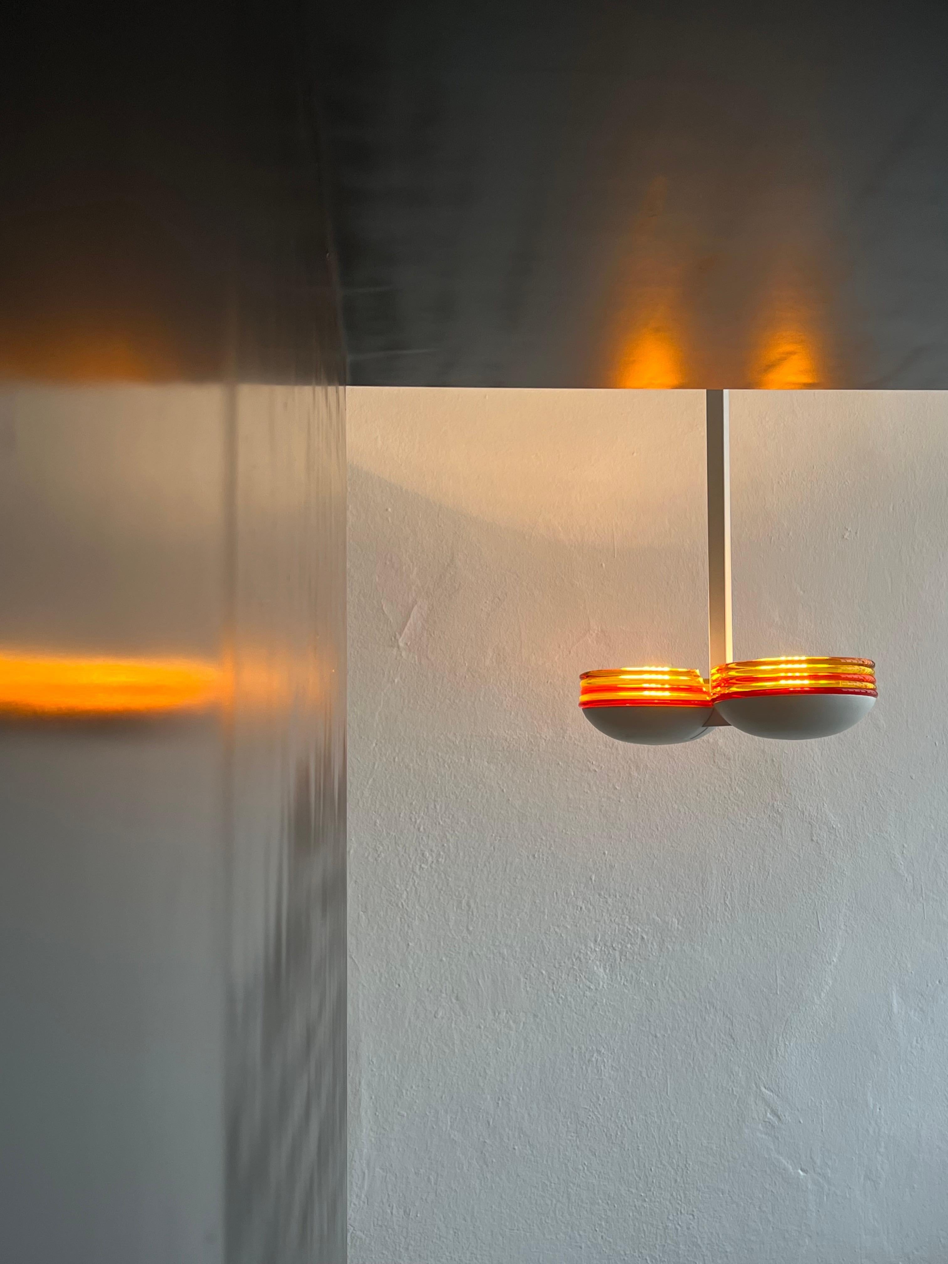Lustre Vintage Murano de Roberto Pamio pour Leucos/Vetri Murano en vente 5