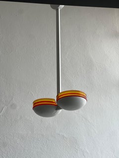 Vintage Murano Chandelier by Roberto Pamio for Leucos / Vetri Murano