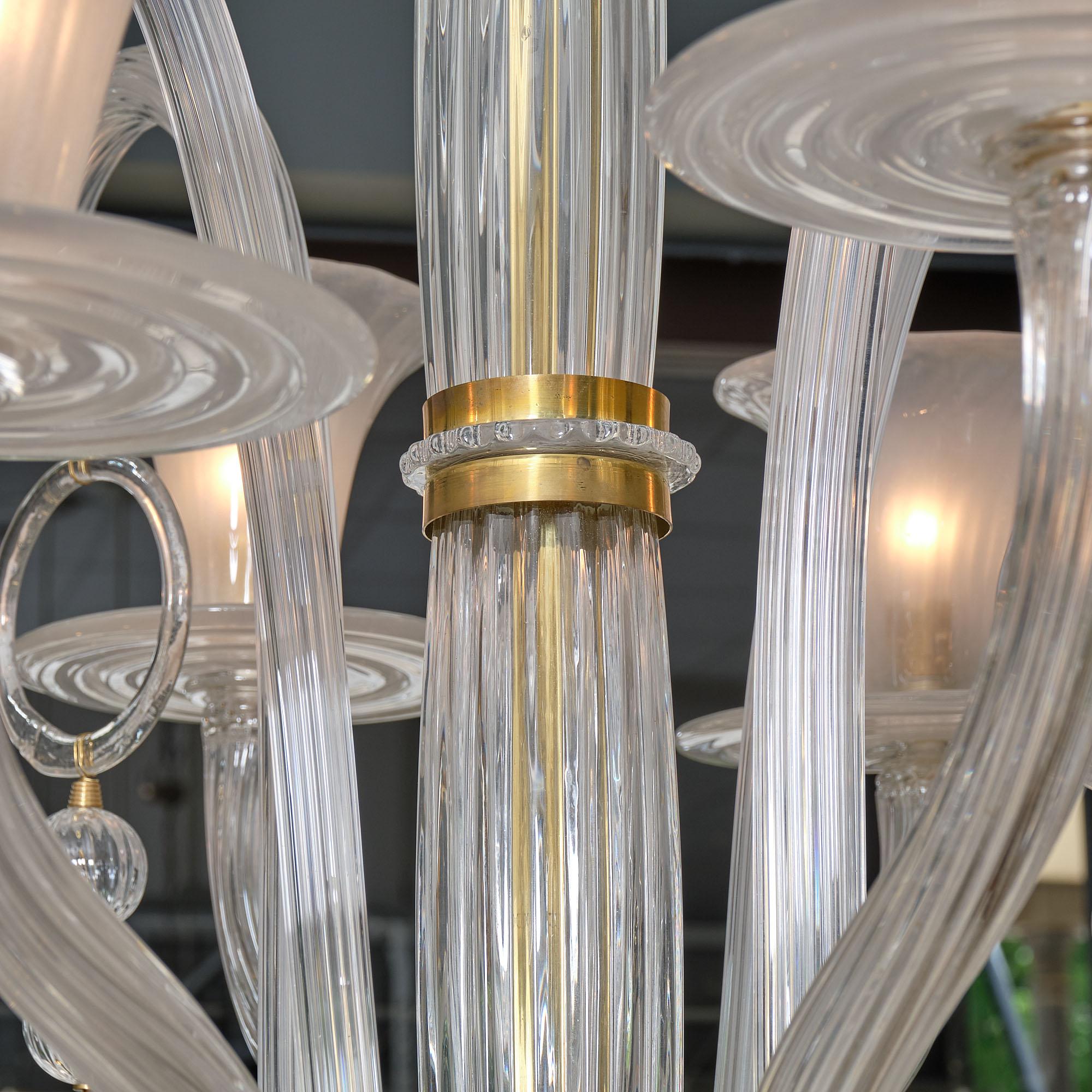 Late 20th Century Vintage Murano Chandelier by Seguso