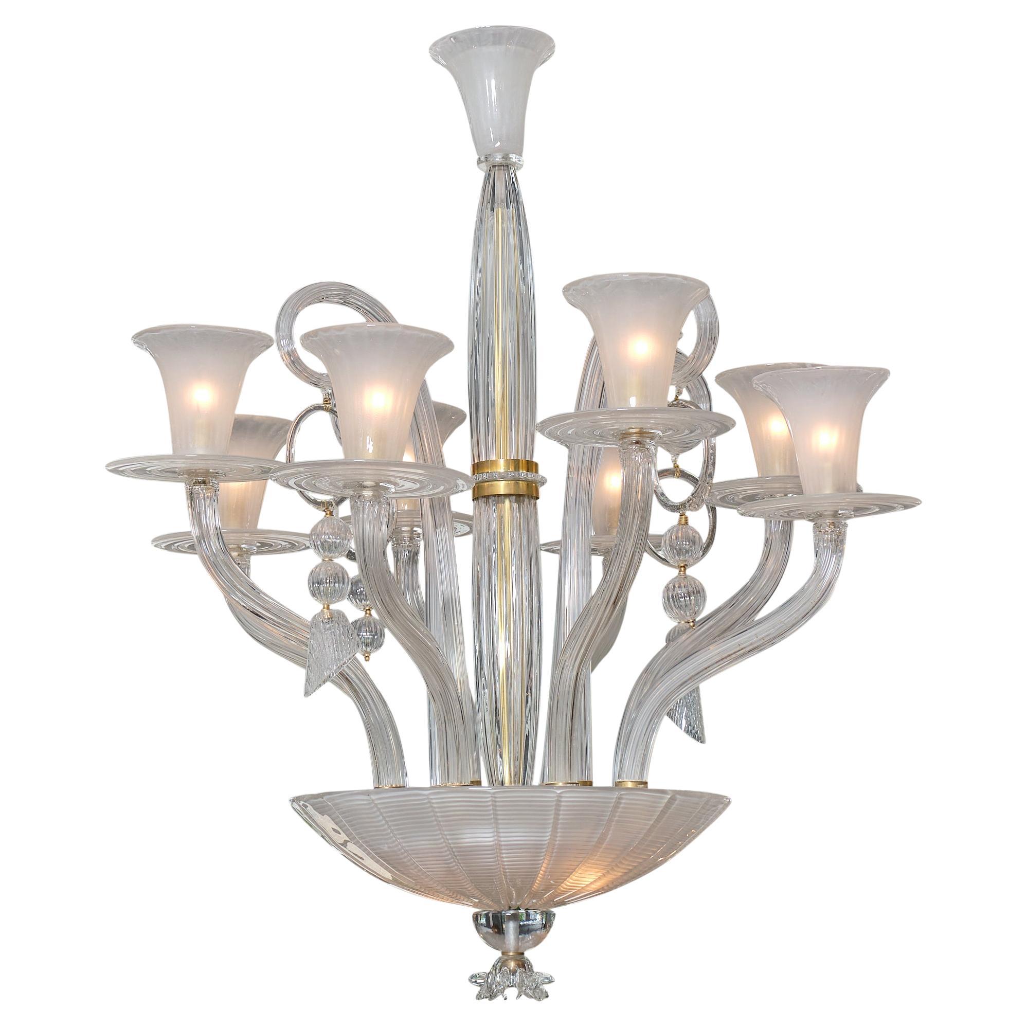 Vintage Murano Chandelier by Seguso