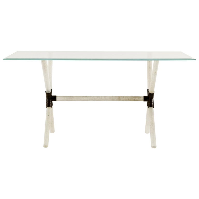 Vintage Murano Glass Table Base For Sale at 1stDibs