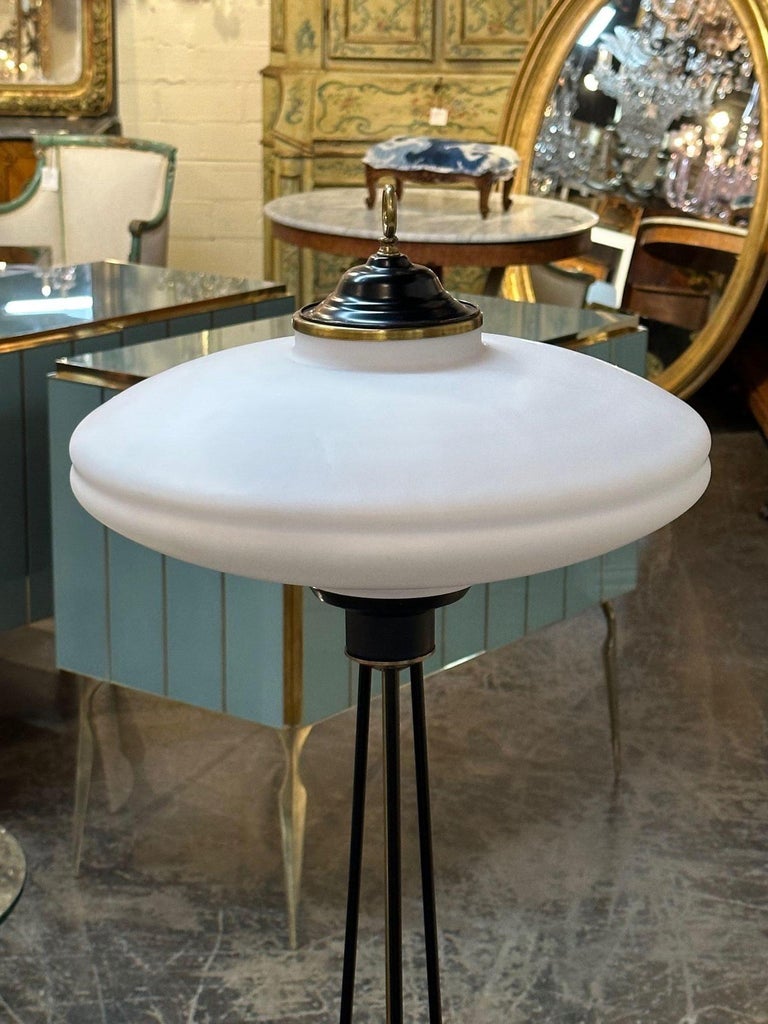 Vintage Murano Disc Floor Lamp For Sale at 1stDibs