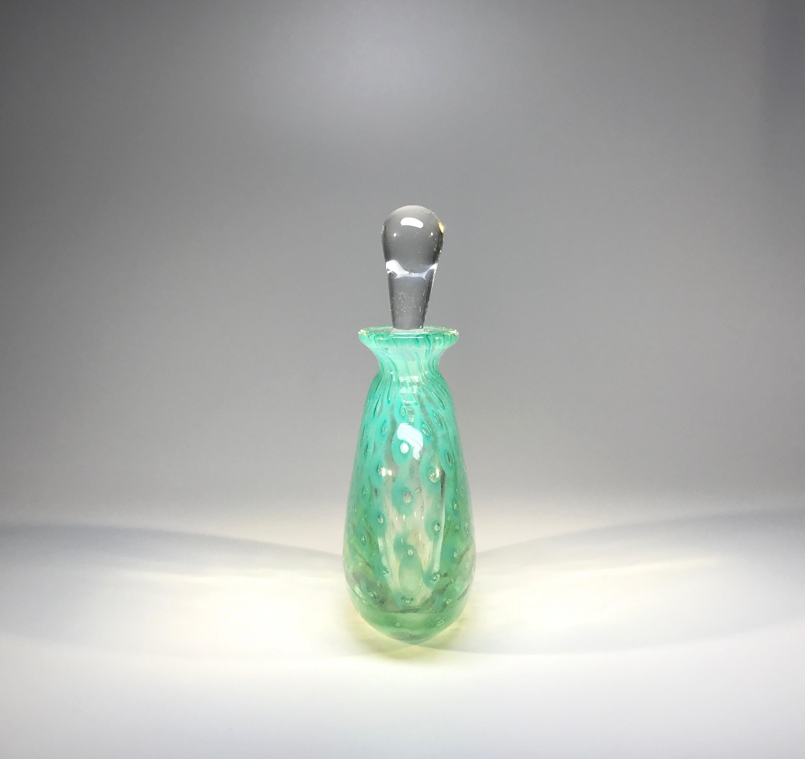 vintage murano glass perfume bottle