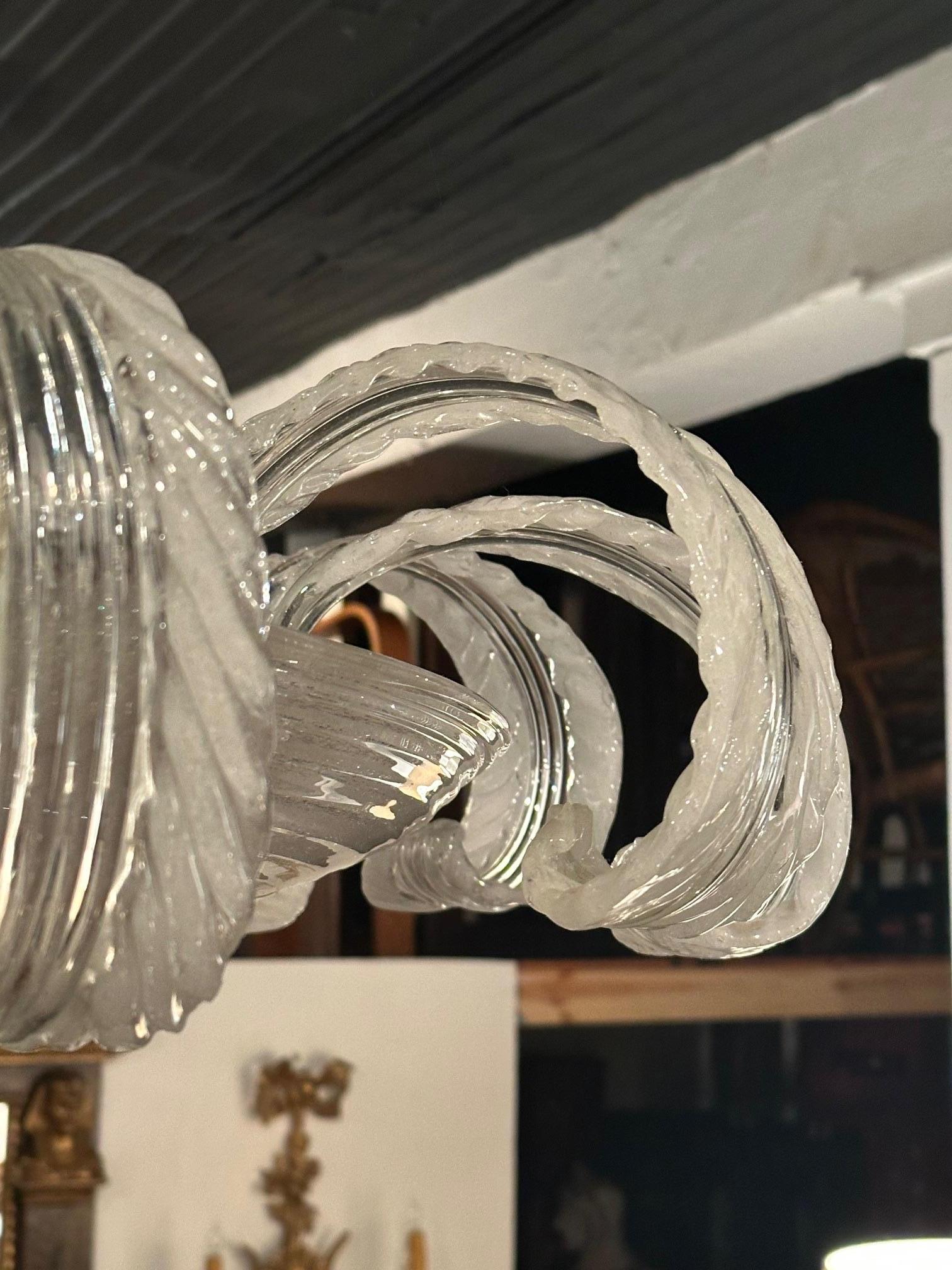 Lampadario d'epoca di Murano squisito e raro in vendita 5