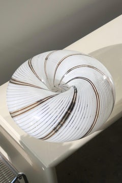 Vintage Murano Filigrana Swirl Plafond Wall Ceiling Lamp Flush Mount