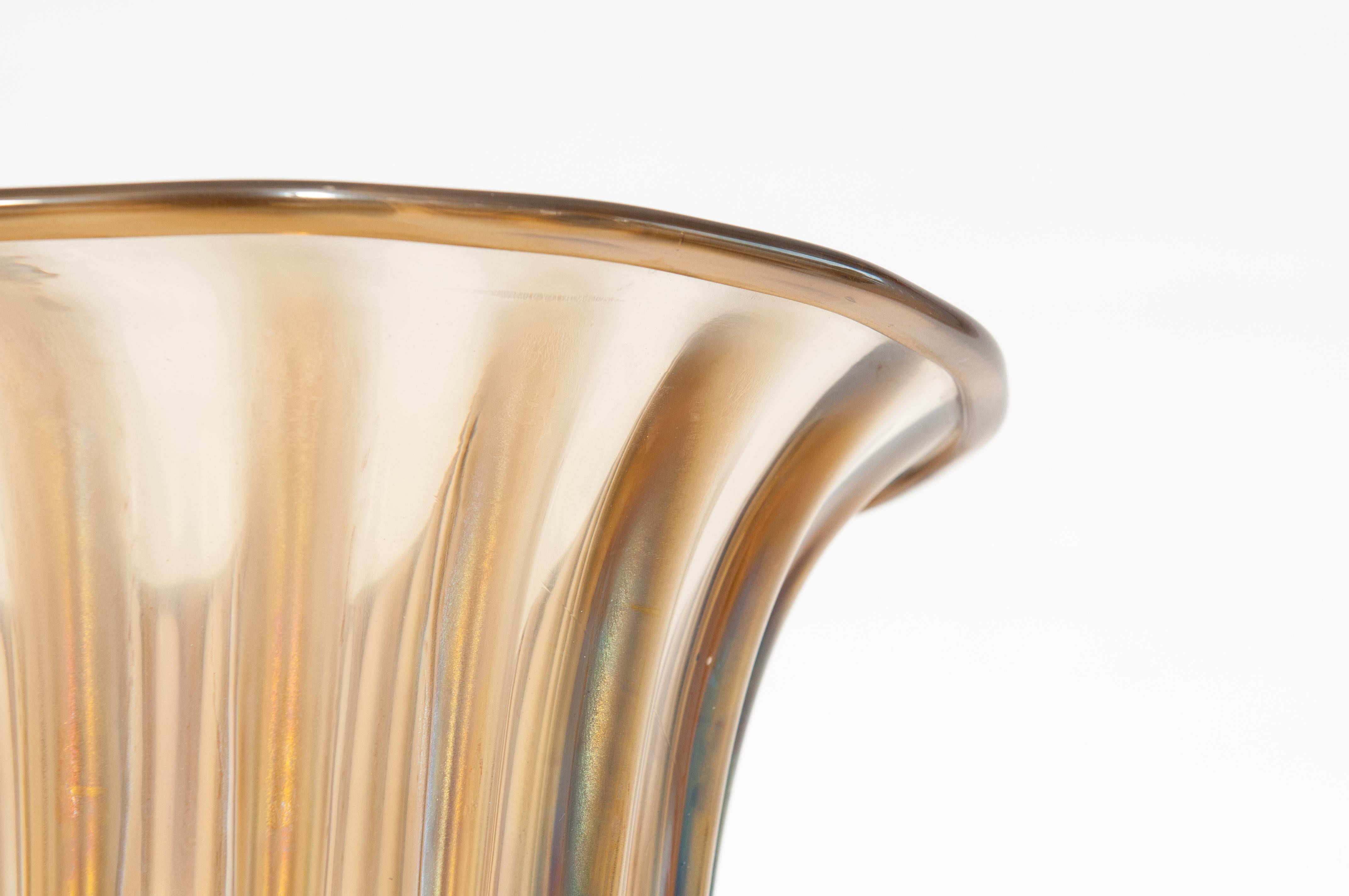 Vintage Murano Gallery Schillernde organische moderne Stehlampe, 1980er Jahre im Angebot 1
