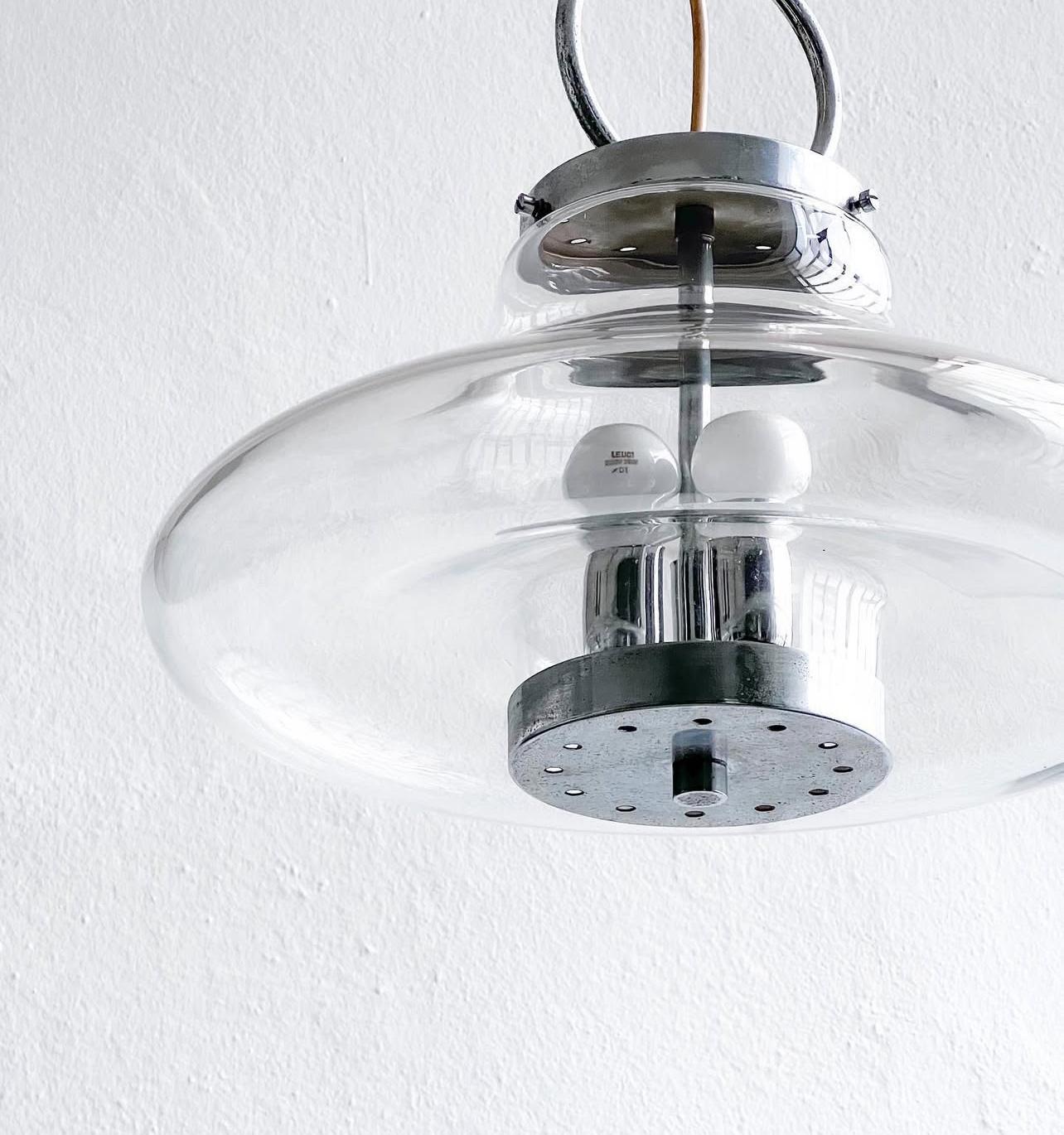 Lustre d'appoint en verre de Murano vintage, style Nason Mazzega de l'ère de l'ère spatiale en vente 3