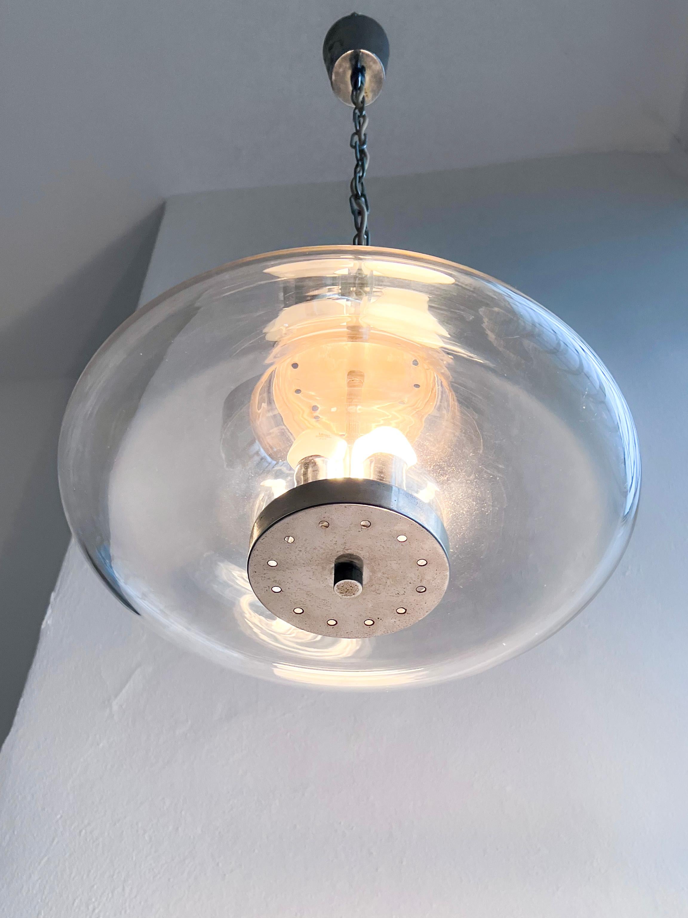 italien Lustre d'appoint en verre de Murano vintage, style Nason Mazzega de l'ère de l'ère spatiale en vente