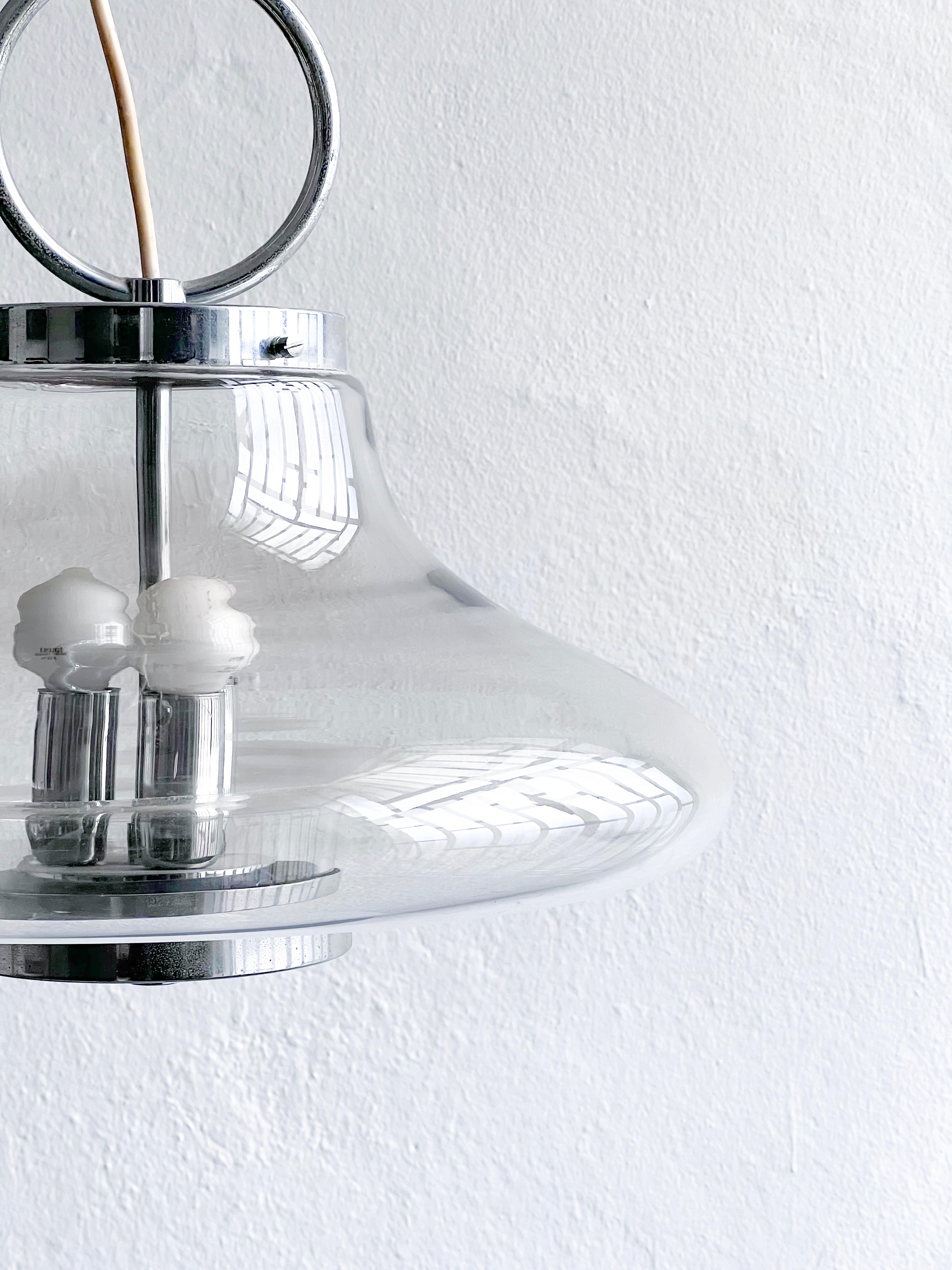 Lustre d'appoint en verre de Murano vintage, style Nason Mazzega de l'ère de l'ère spatiale Bon état - En vente à Milano, IT