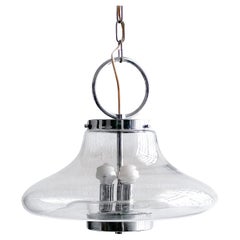 Lustre d'appoint en verre de Murano vintage, style Nason Mazzega de l'ère de l'ère spatiale