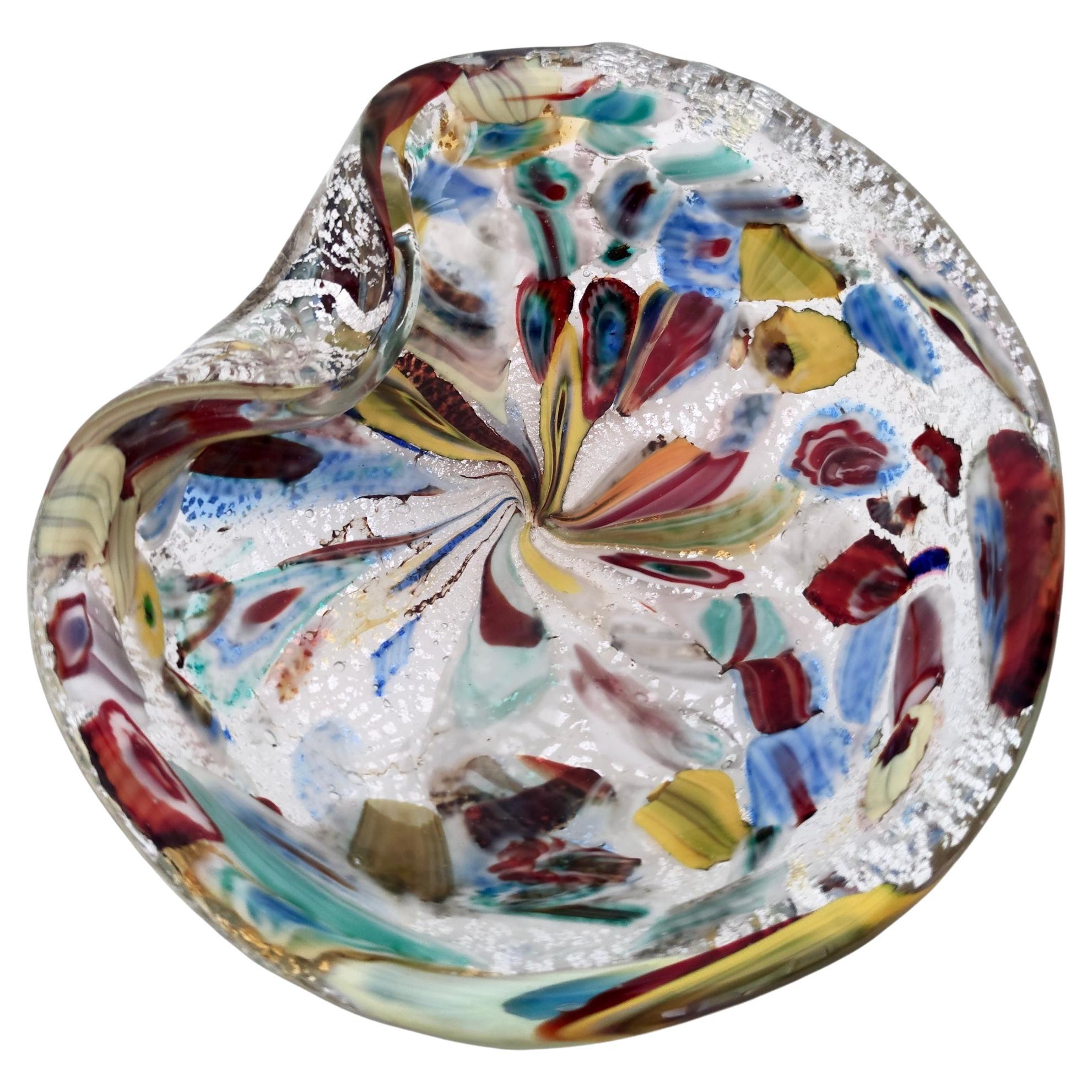 Vintage Murano Glass Ashtray / Vide-Poche by Giulio Radi for Avem