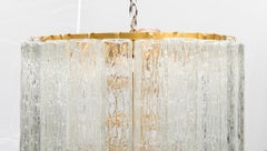 Vintage Murano Glass Block Chandelier