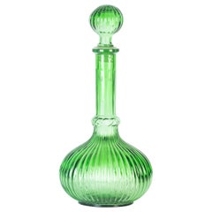 Vintage Murano Glass Bottle, Italy, 1970s