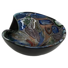 Vintage Murano Glass Bowl by Dino Martens for Aureliano Toso, 1960s