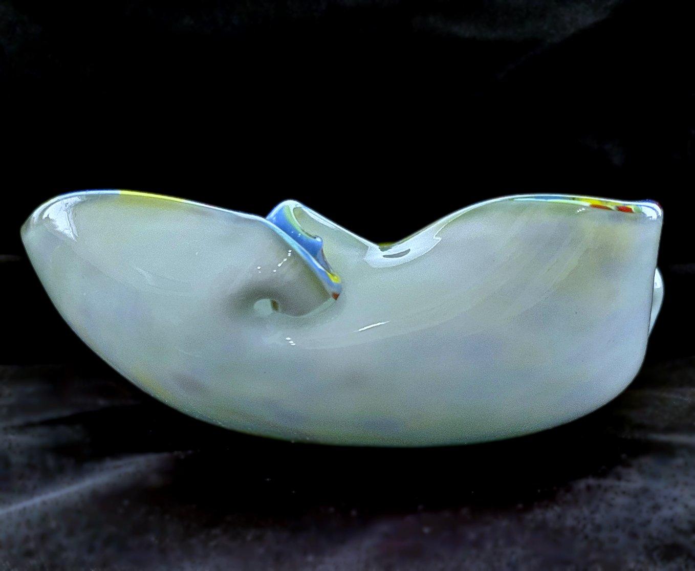 Other Vintage Murano Glass Bowl by Fratelli Toso For Sale