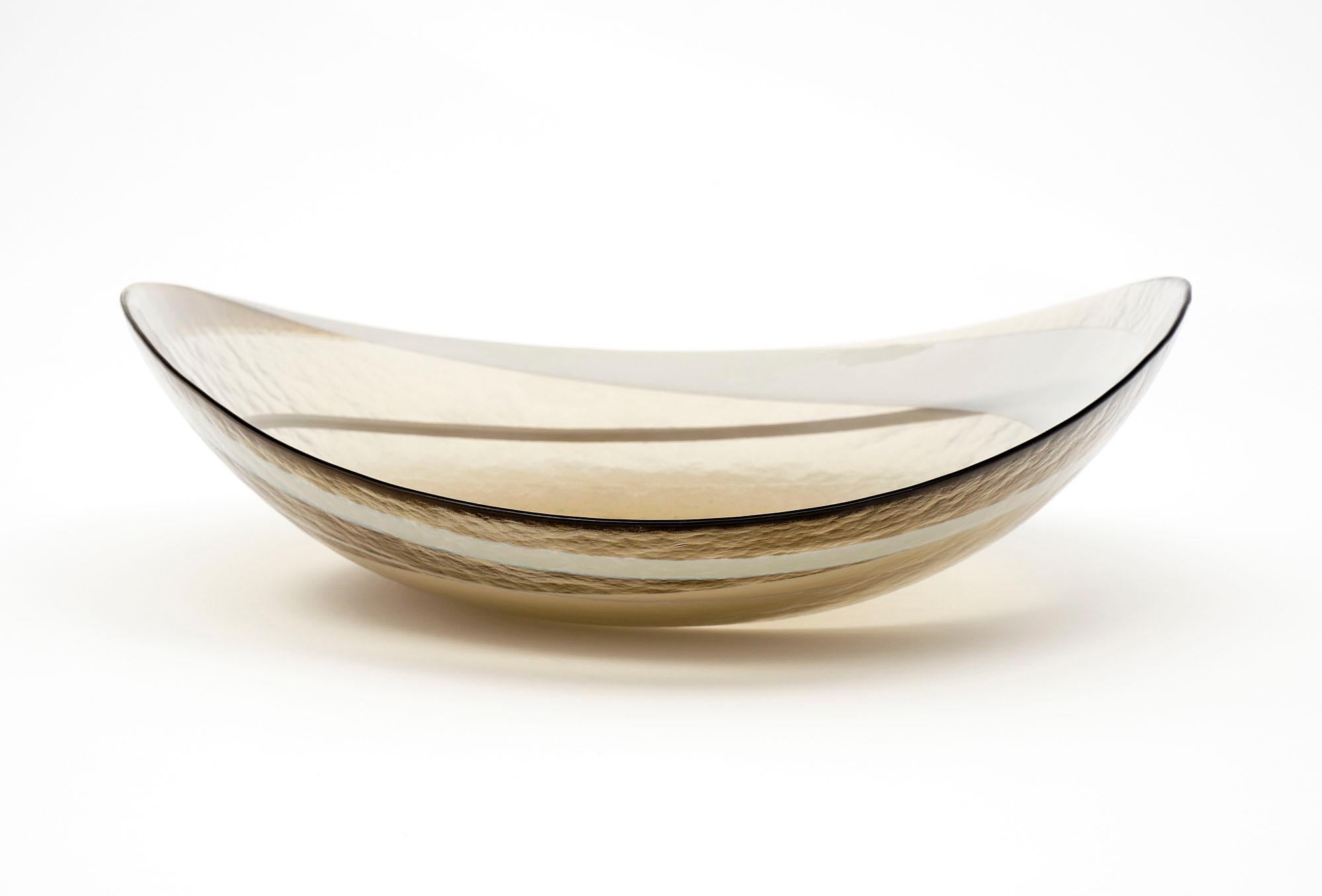 Mid-Century Modern Vintage Murano Glass Bowl