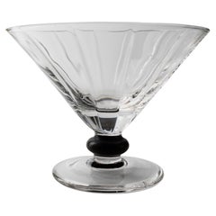 Vintage Murano Glass Centerpiece Bowl, Pedestal - Classic Design Italy, 1970s