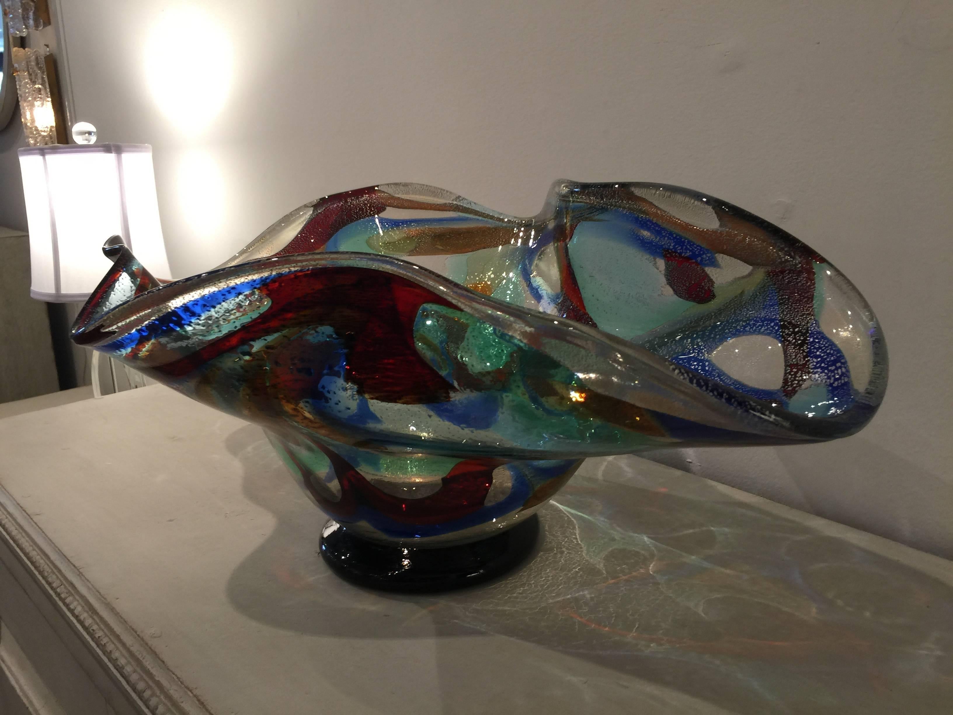 vintage murano glass bowls