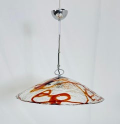 Vintage Murano Glass Chandelier by Mazzega, Italy 1960's