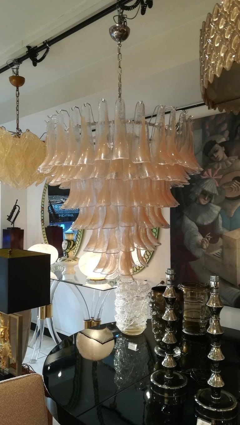 Vintage Murano Glass Chandelier by Novaresi For Sale 3