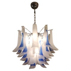 Lampadario vintage in vetro di Murano di Novaresi